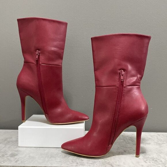 Charles by Charles David Poca Cherry 
Women's Boots/Booties Size 7 Faux Leather - Picture 2 of 16